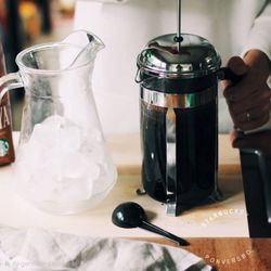 STARBUCKS BARISTA FRENCH Coffee Press Cafetière Stainless Steel & Glass, 4 Cup Capacity