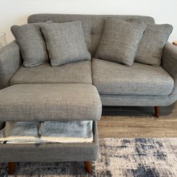 Loveseat + Ottoman