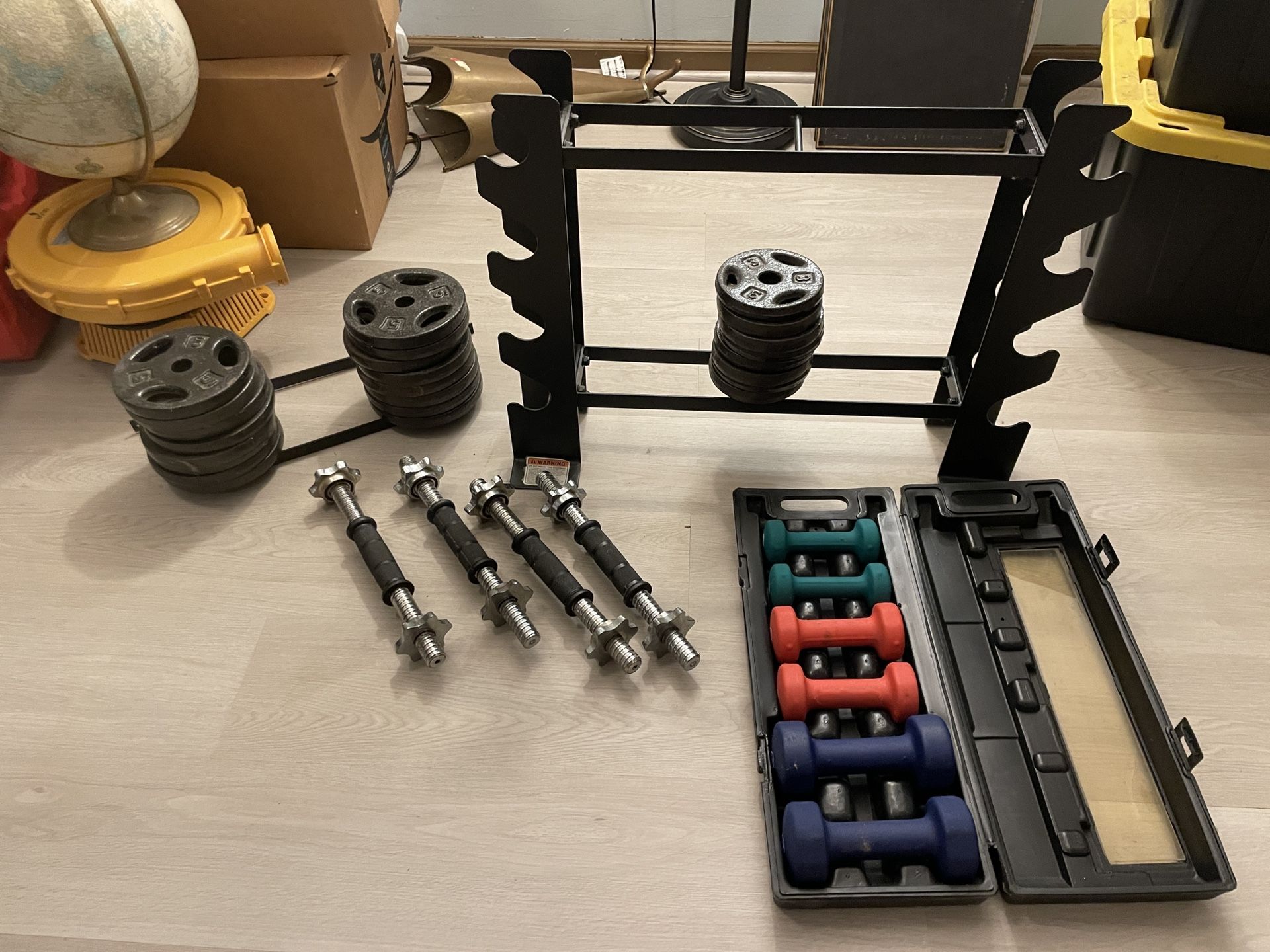 Multiple Dumbbell Rack Storage Equipment Fitness Workout Weights Frame Hold 