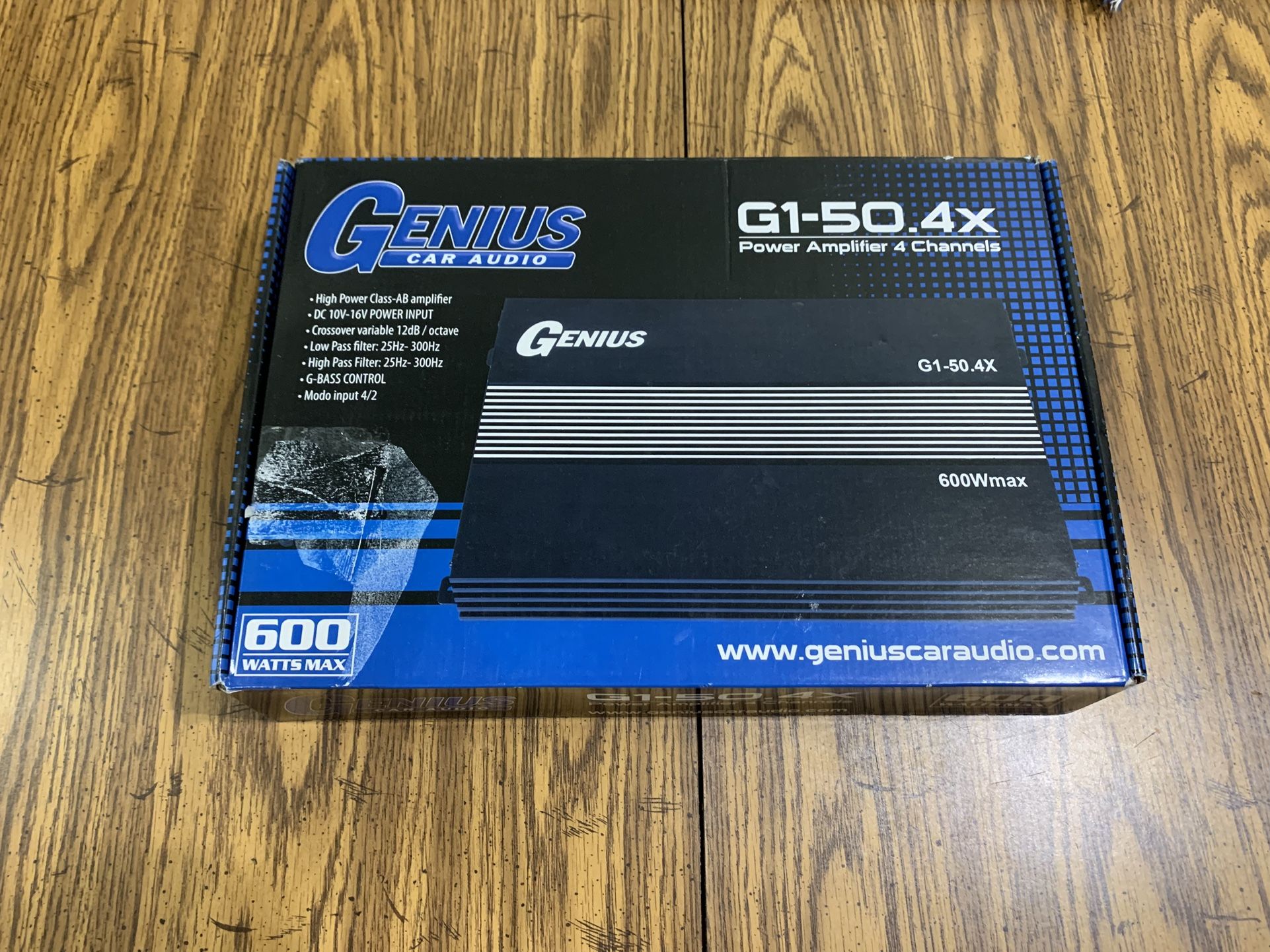 New Genius Audio 4 Channel Black Frame Series Class A/B Car Amplifier $100 Each 