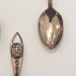 Vintage Solid Copper Souvenir Spoons 2 Available. YOUR CHOICE! $15 Each 