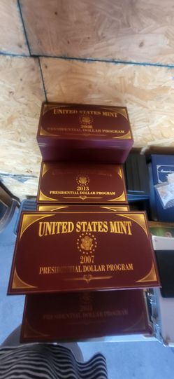 United States Presidential dollar complete set. 1st day issued. 2007-2016 all graded slabs.