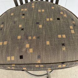 Swivel Bar stools.      $75.  Manufactured by Johnston Casuals in North Carolina