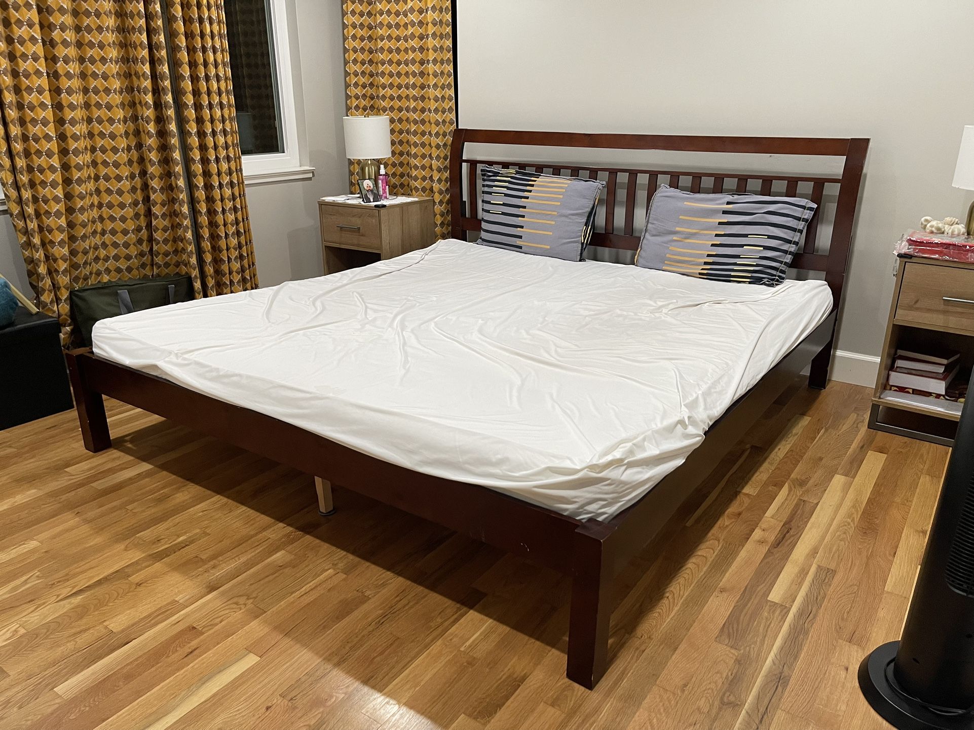 Bed Frame and/or Mattress from King Futon
