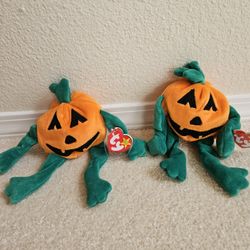 Beanie Babies Collection  Pumpkin  Halloween Decorations  Ty Beanie Collection 