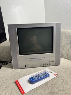 Toshiba MD14FP1 14" CRT TV/DVD Combo Silver with remote ***DVD not working***