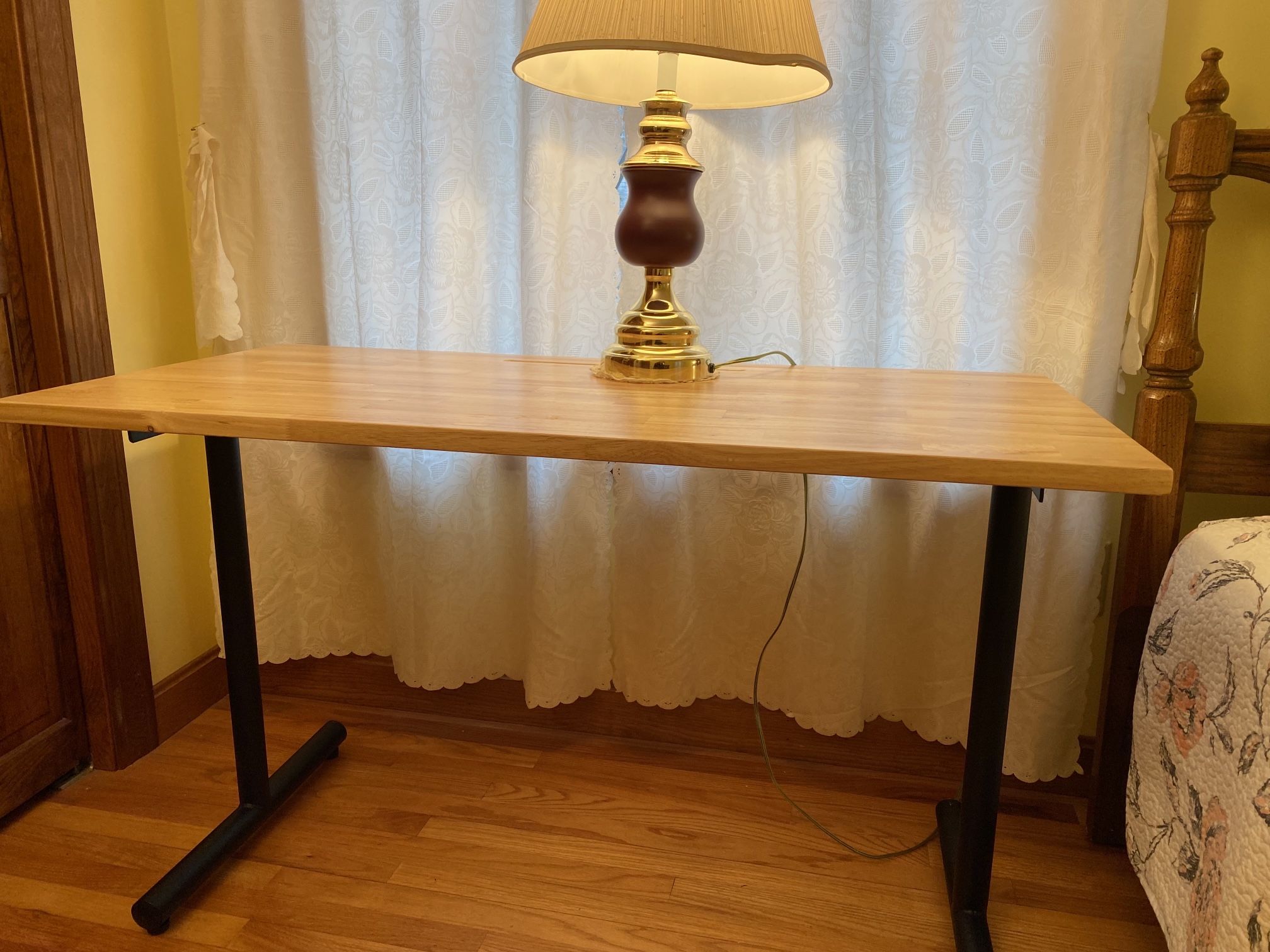 Modern Wood Office Desk, Very New