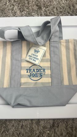 TRADER JOE’S STRIPED MINI TOTE BAG