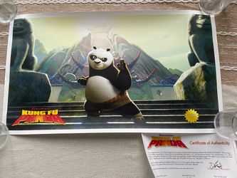 Kung Fu Panda Limited Lithograph 2337/3150 & COA
