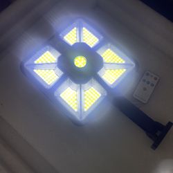 Solar Security  Motion Street Light With Remote Pir Sensor