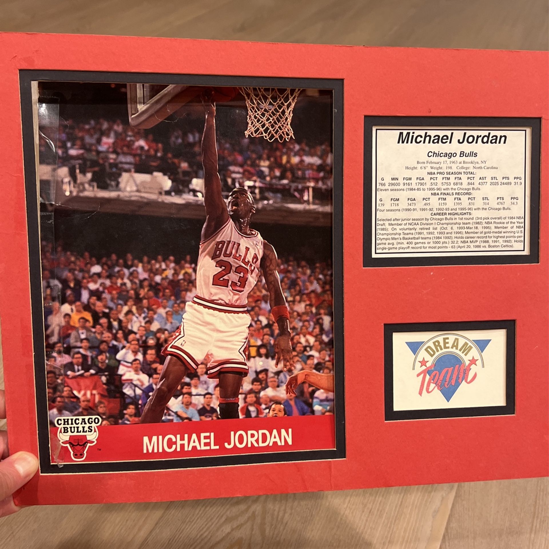 Michael Jordan Dream Tean Combo Memorabilia 