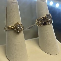 Anillos De Compromiso Oro 10K