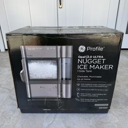 GE Profile Opal 2.0 Ultra Nugget Ice Maker with Side Tank and Scale Inhibiting Filter  