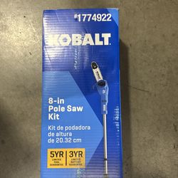 Kobalt 8” pole saw kit
