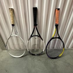 Tennis Rackets Spalding Wilson Prince