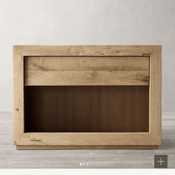 One Restoration Hardware Nightstand - reclaimed Oak