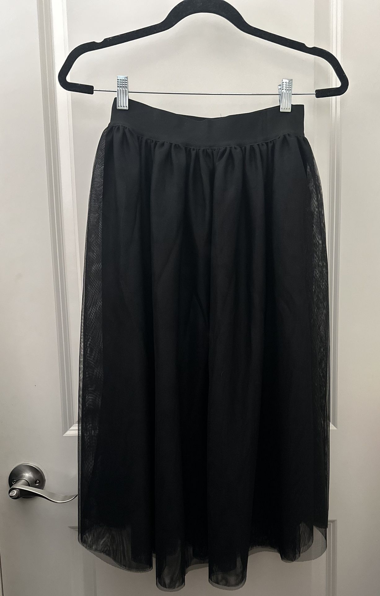 Black Or Grey Tulle Skirt