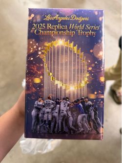 Dodgers World Series Replica Championship Trophy