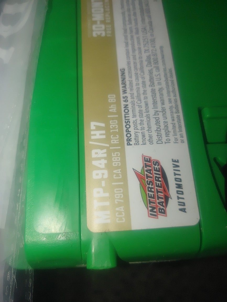 Interstate Battery (New)