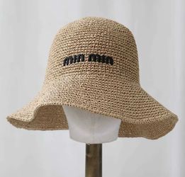 Mui Mui Woven Beach Hat