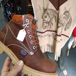 Botas Para Trabajo De Piel De México 