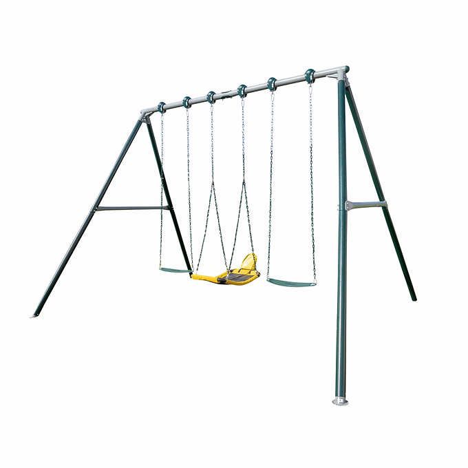 Pine Grove Metal Swing Set