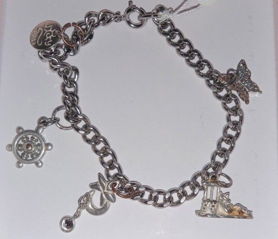 Sterling Silver Charm Bracelet