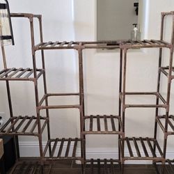 4 Foot Tall Wood Plant Stand