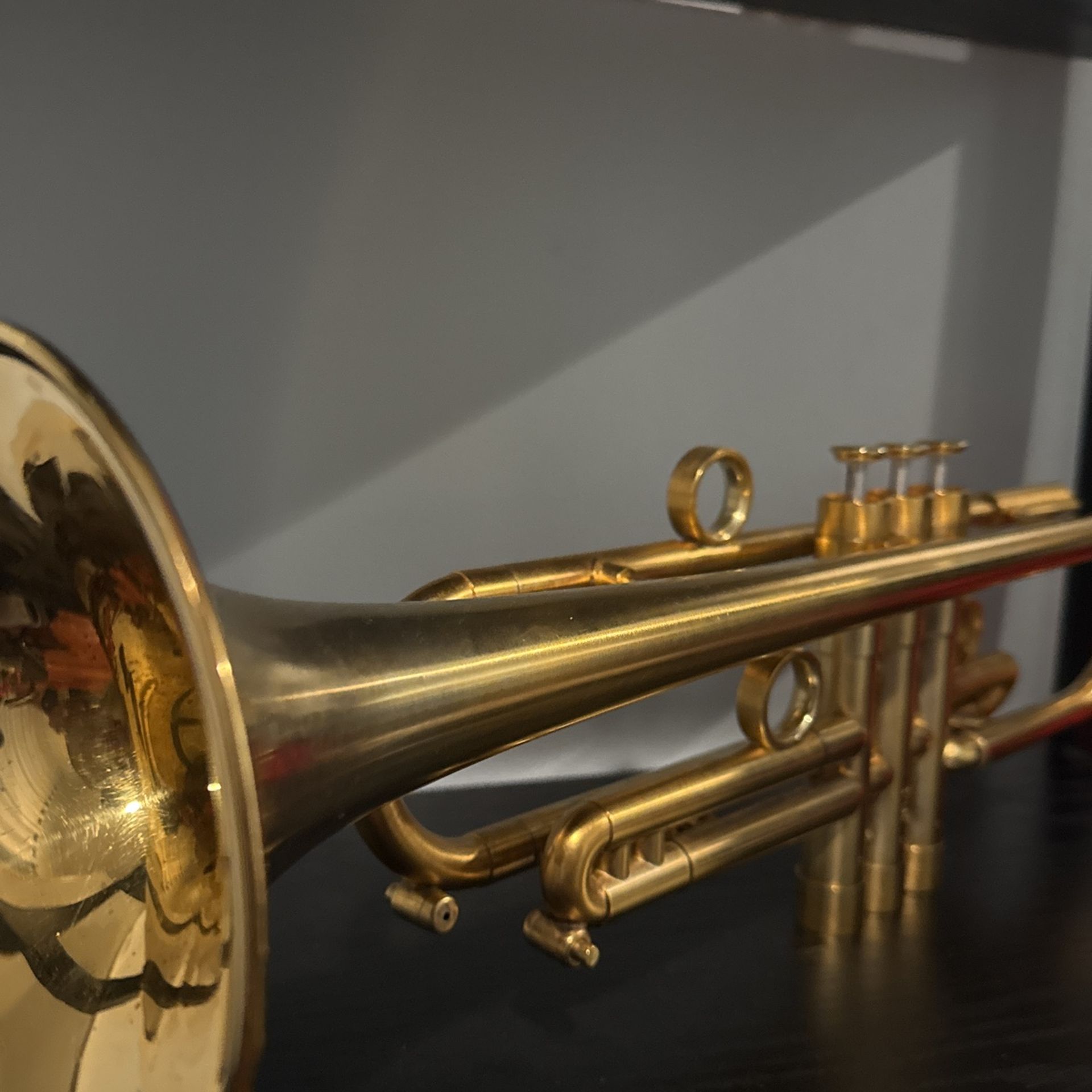 brushed gold Van laar oiram trumpet