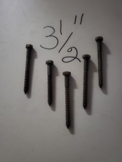 Leg Bolts 3 1/2 In Never Used $0.60 Each