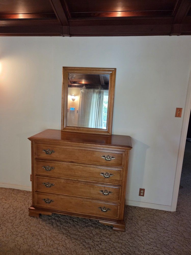 Dresser And Mirror