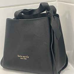 KATE SPADE NEW YORK KNOTT MEDIUM PEBBLED LEATHER TOTE, NEW!