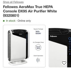  Aeramax True HEPA console  Dx95 Air Purifier 