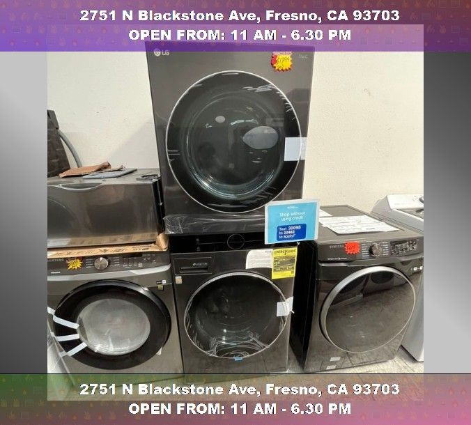 LG ThinQ Washer and Dryer