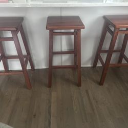 3 Bar Stools - 29 Inch Height 