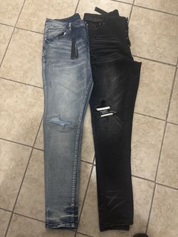Two pairs of size 38 amiris 100 each