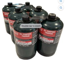 Propane Replacement Fuel Cylinders Camping- 16 Oz (8 Pack)