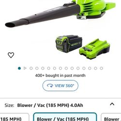 Greenworks 40v Cordless Brushless Leaf Blower $70 