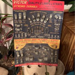 Vintage Advertisement “Victor Quality Clamps & Straps