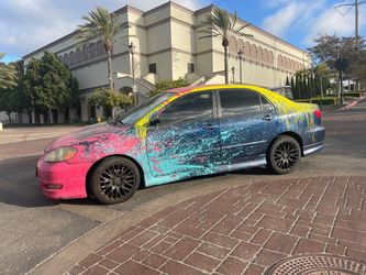 Toyota Corolla Sedan with Custom Paint