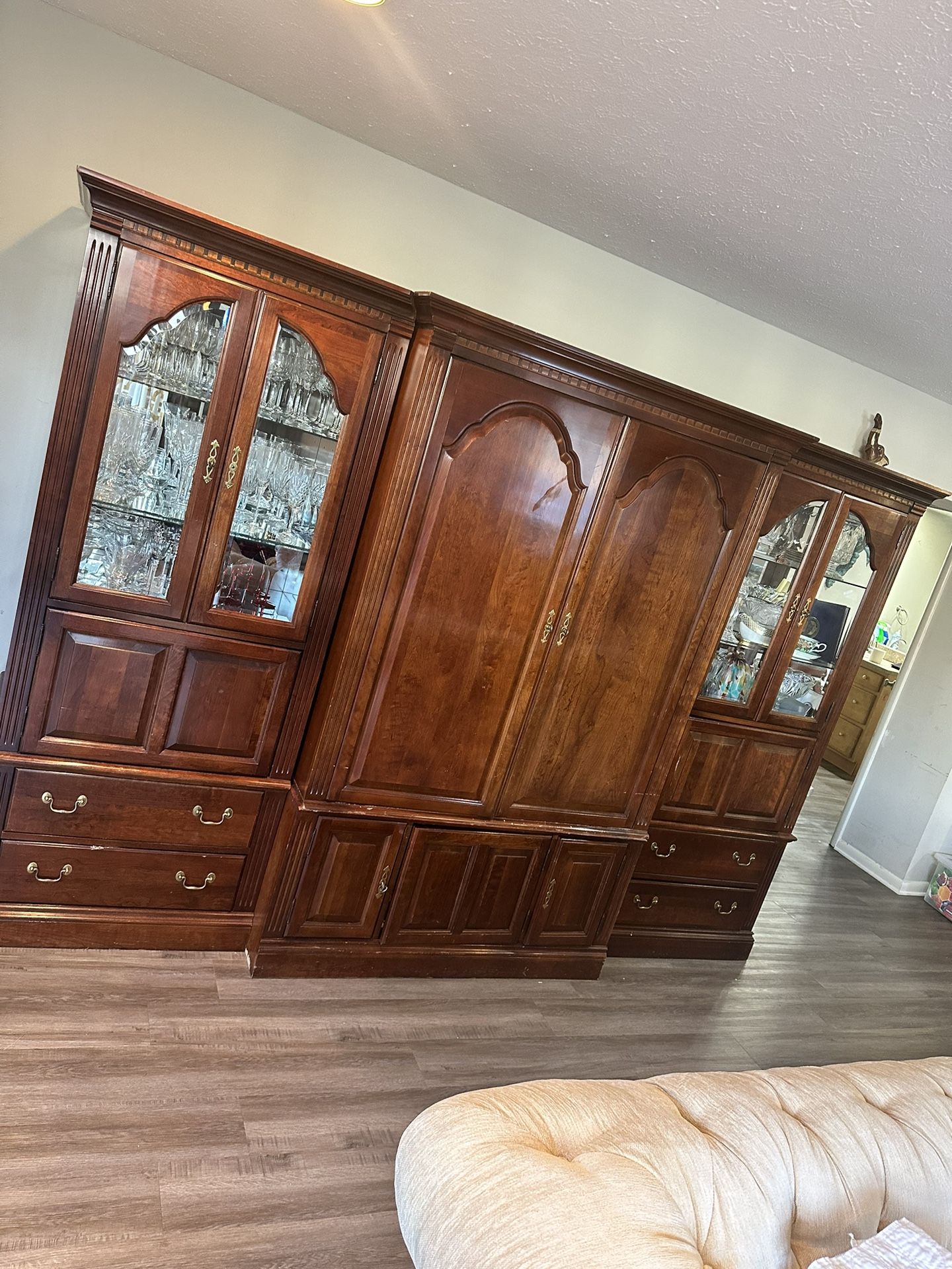 Large Solid Wood Storage Unit