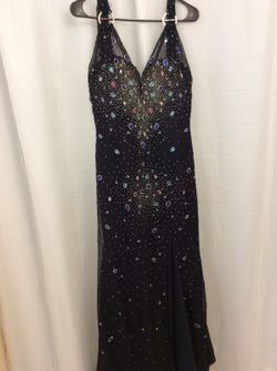 Beautiful black sparkly dress