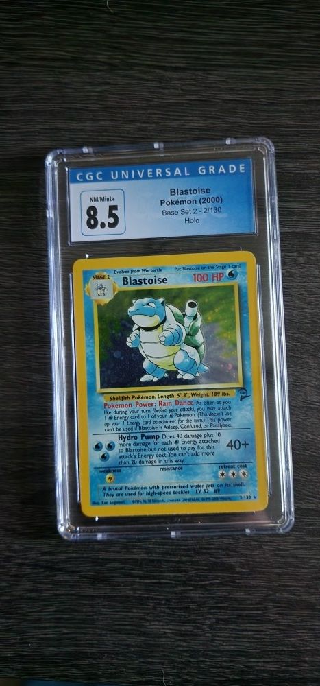 CGC 8.5 BASE SET 2 BLASTOISE