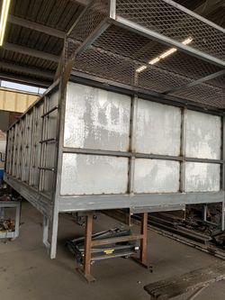 16 Ft Steel Dump Box X 4ft High