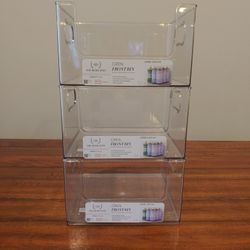 Stackable Bins Set Of 3