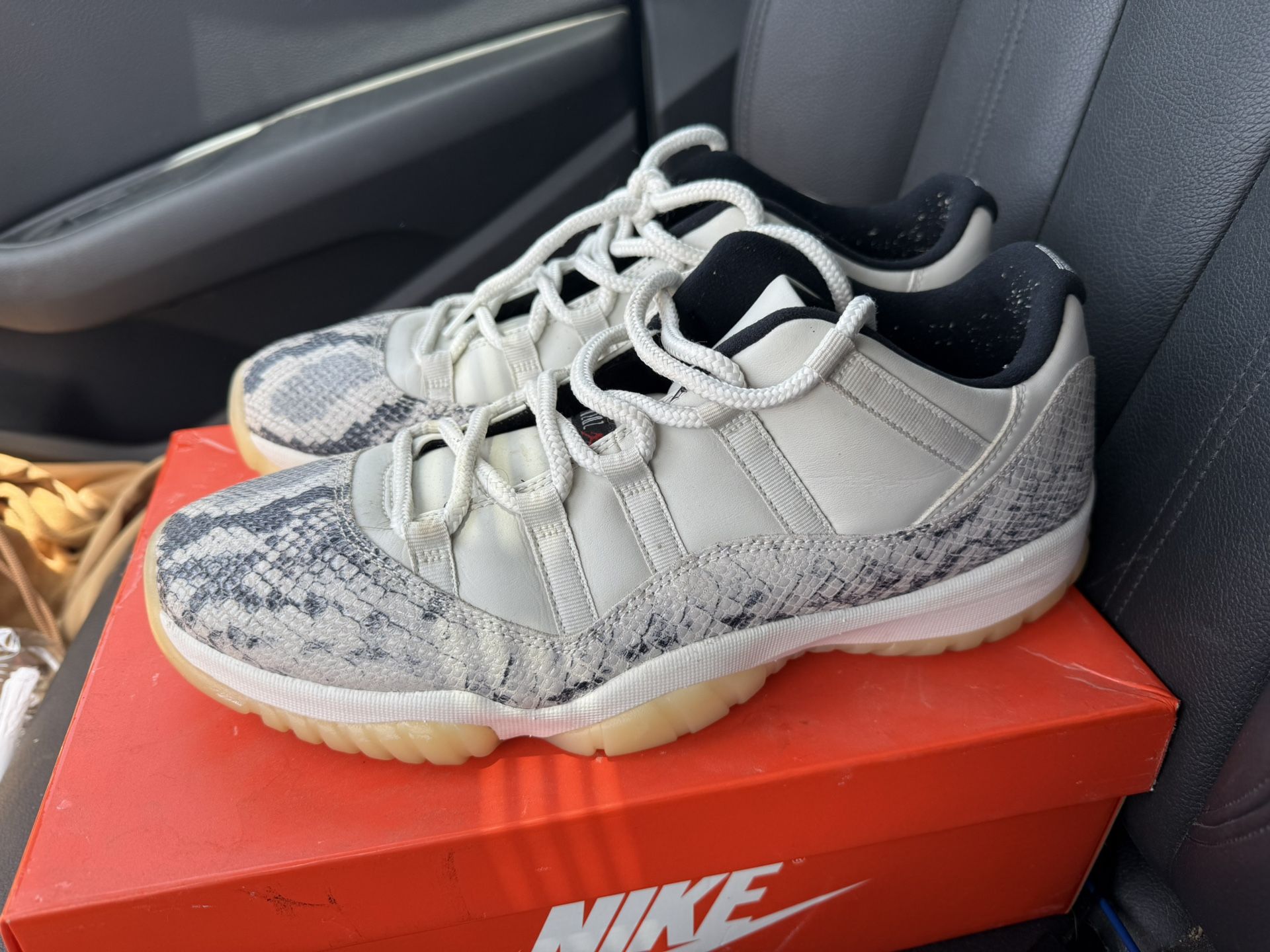 Snakeskin Low Jordan 11’s