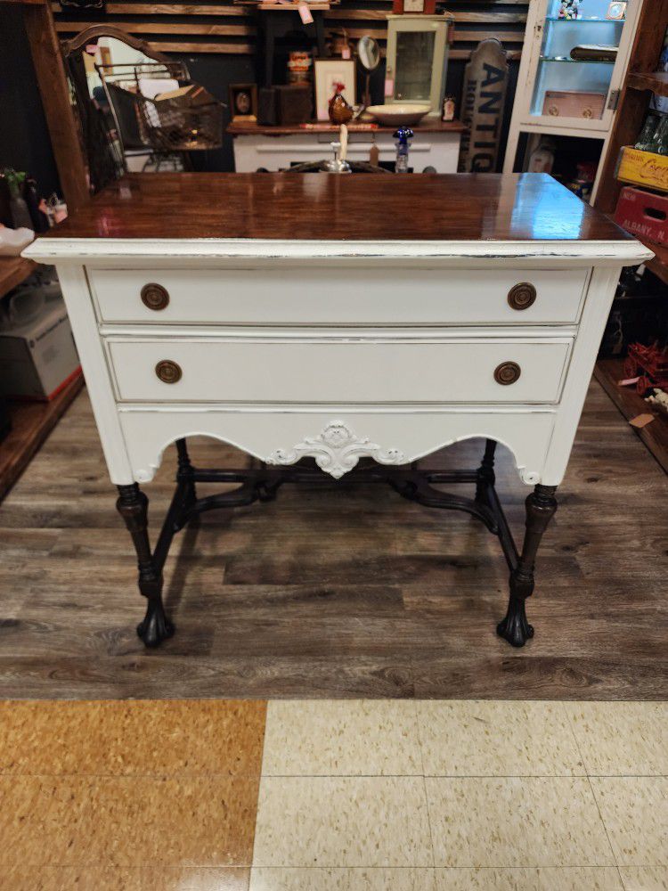 Antique Sideboard Buffet Table