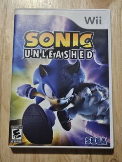 Sonic Unleashed Nintendo Wii Video Game CIB Complete In Box With Manual