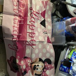 Minnie Mouse Bday Banner