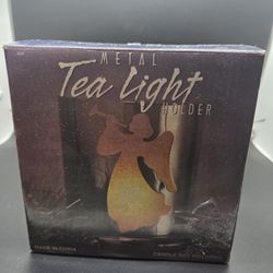 Tealight Christmas Metal Candle Holder Angel